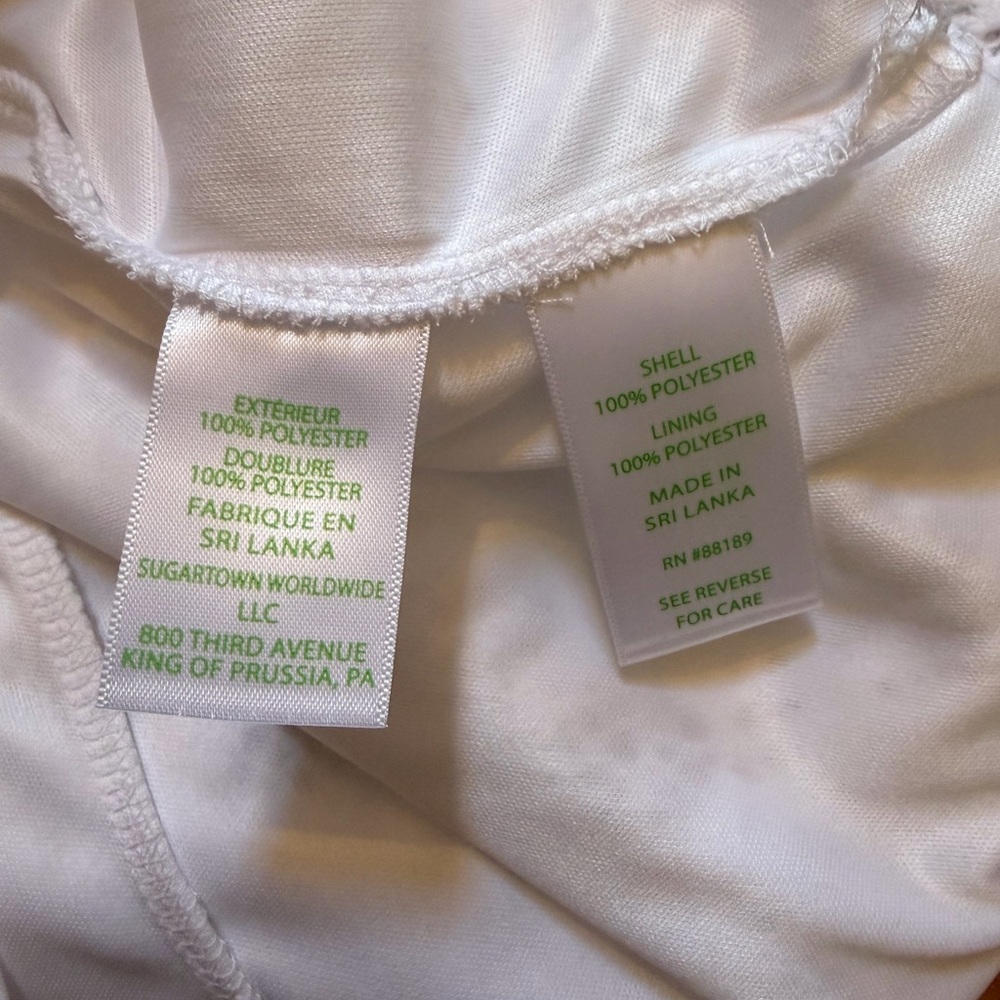 Lilly Pulitzer White Lace Halter Top Size XS - Picture 8 of 9